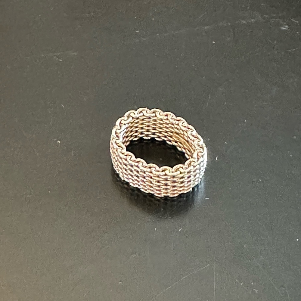Tiffany & Co. mesh ring